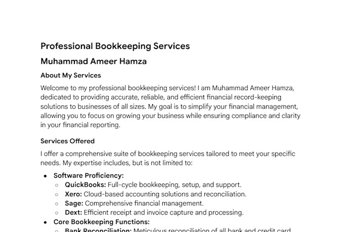 do cloud accounting and bookkeeping for canada